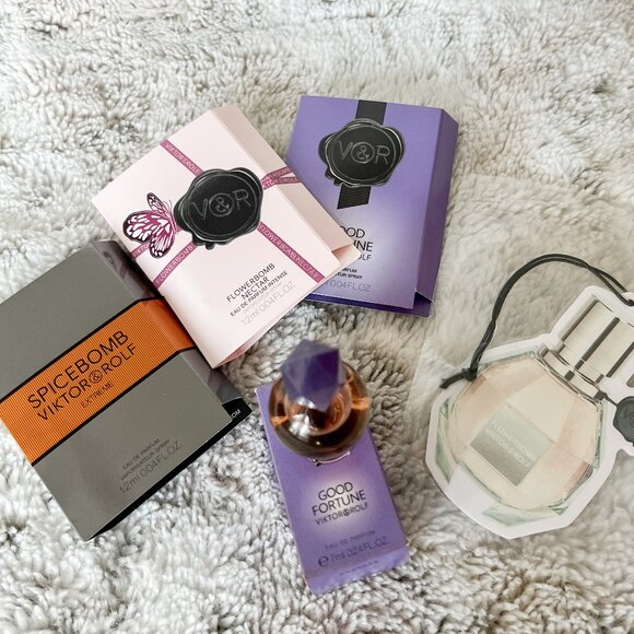 Viktor & Rolf 5-Piece Luxury Fragrance Set – Good Fortune, Flowerbomb, Spicebomb - Picture 1 of 7